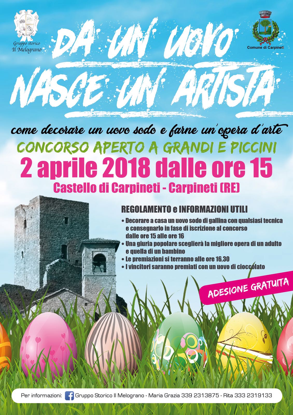 da un uovo nasce un artista 020418