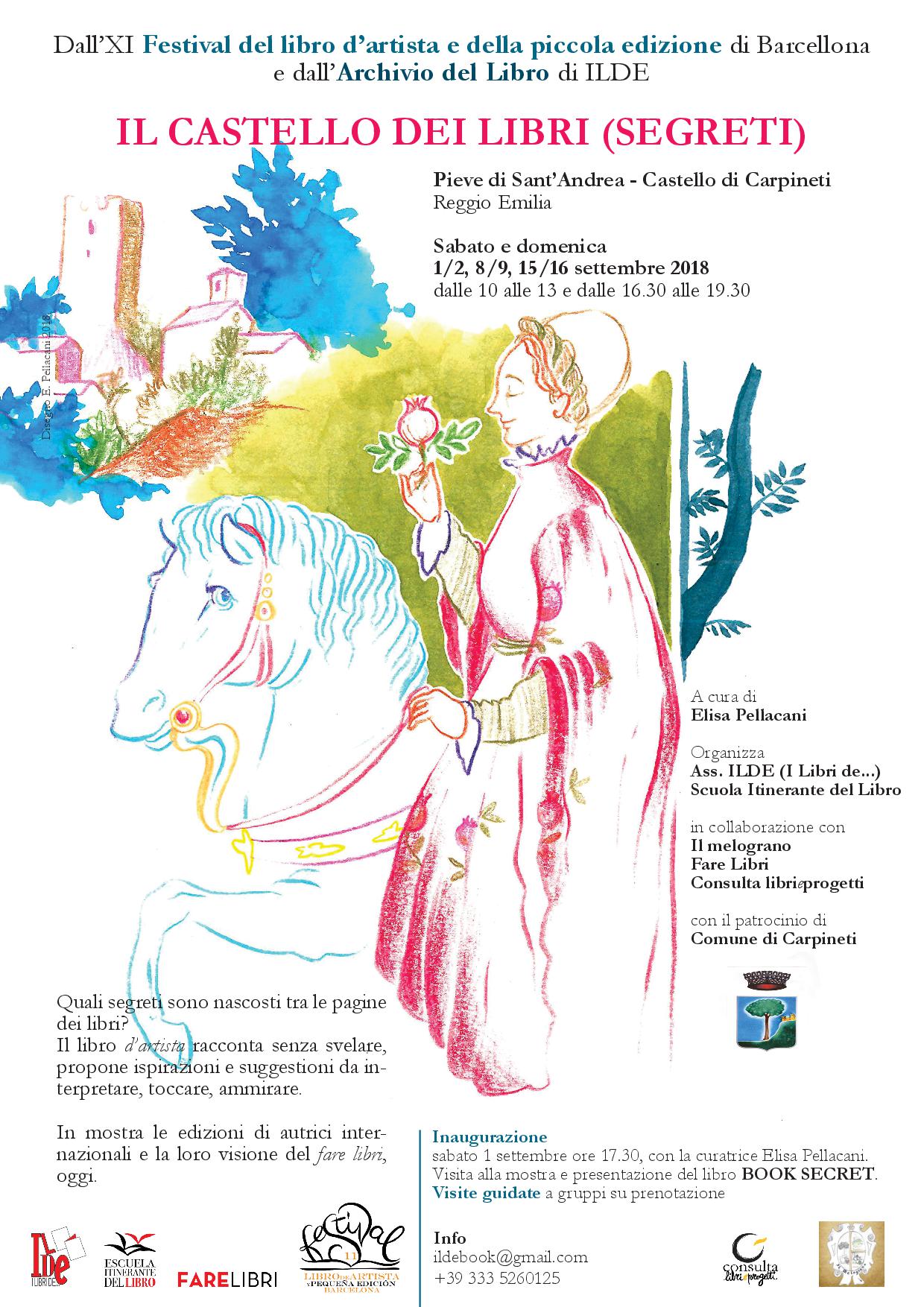 locandina MOSTRA book secret castello di carpineti