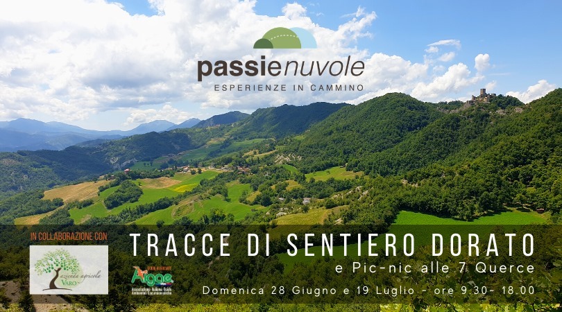 tracce di sentiero dorato